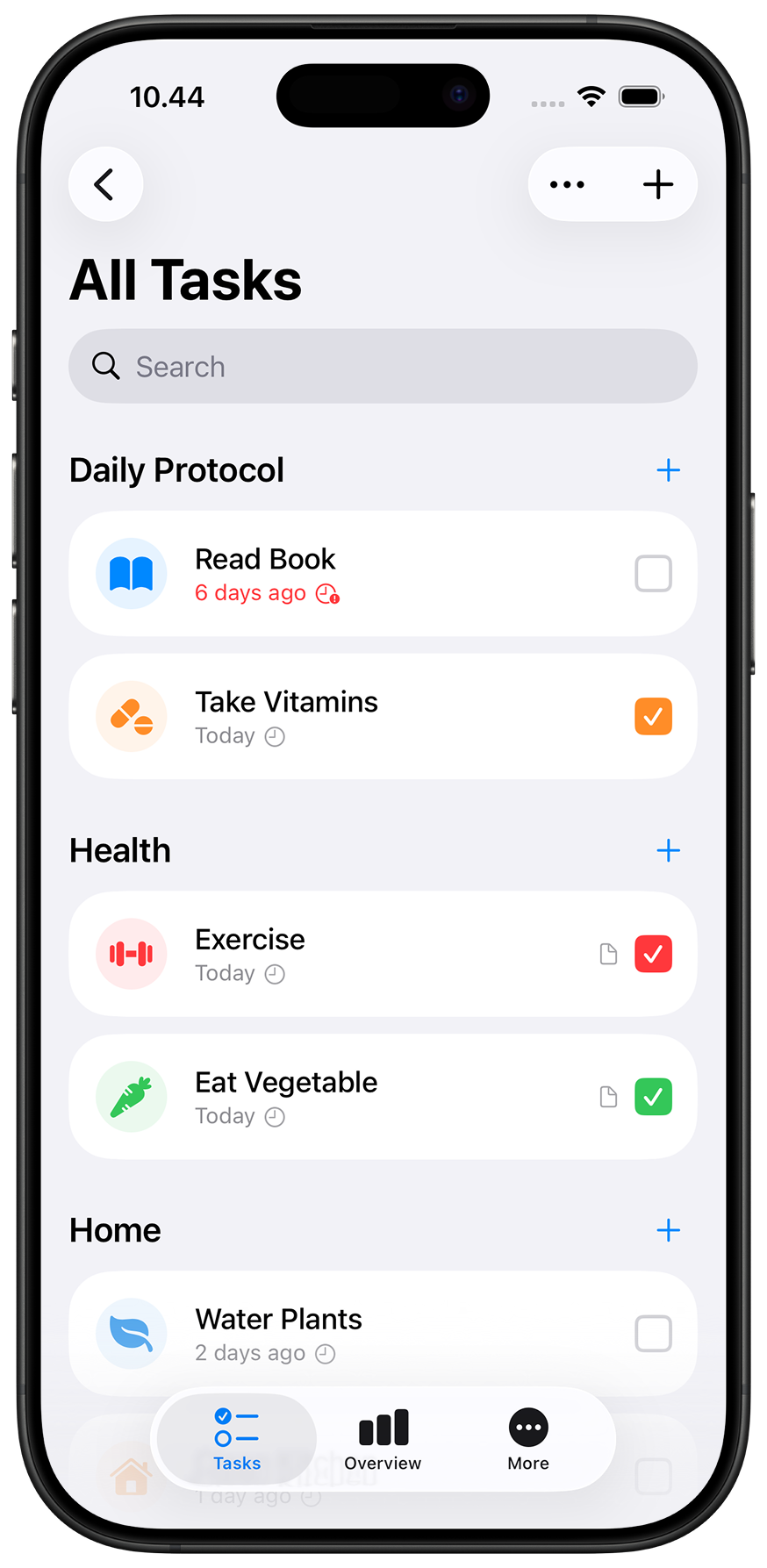LastDone App - Task List